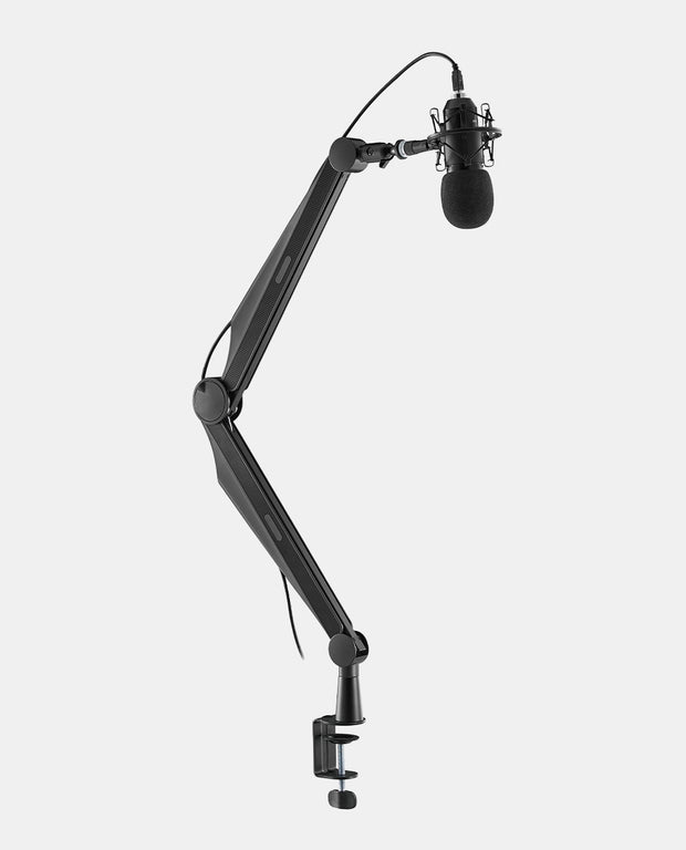 Desktop microphone arm